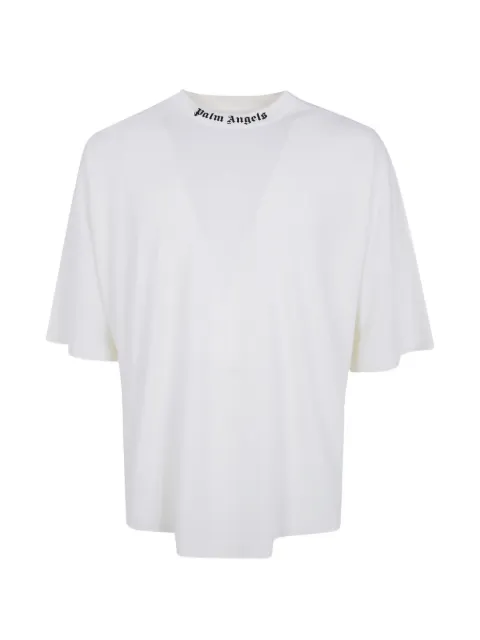 Palm Angels logo-print cotton T-shirt