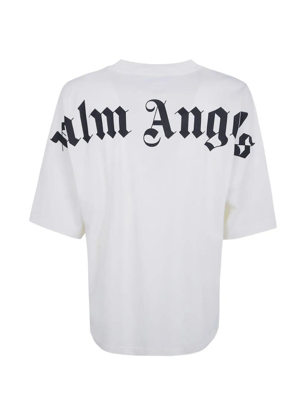 Palm Angels Katoenen T-shirt met logoprint Wit