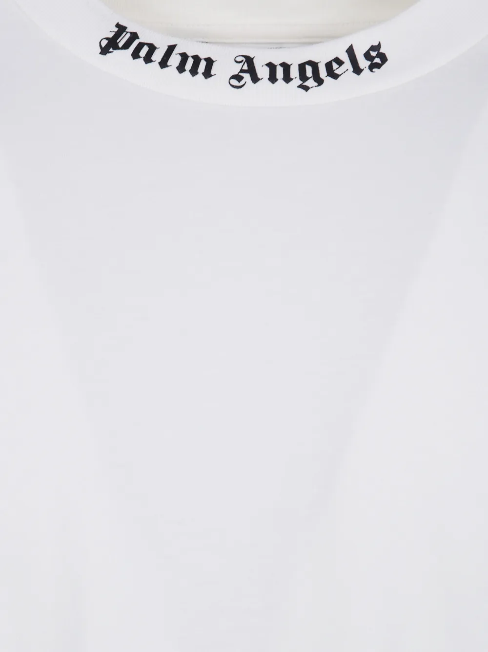 Palm Angels Katoenen T-shirt met logoprint Wit