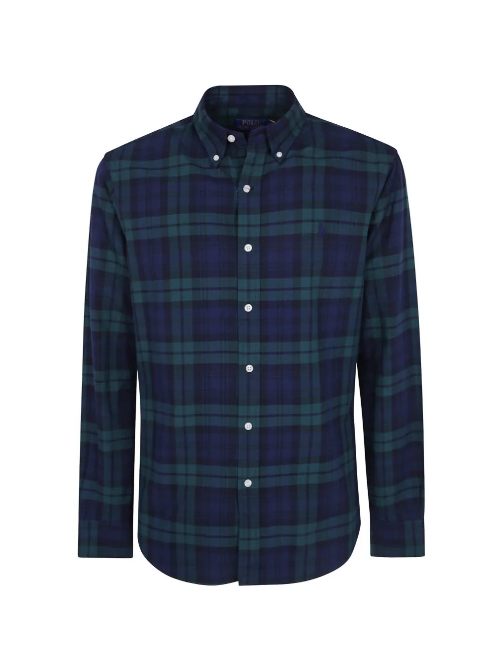 Polo Ralph Lauren check-print button-down shirt - Blau