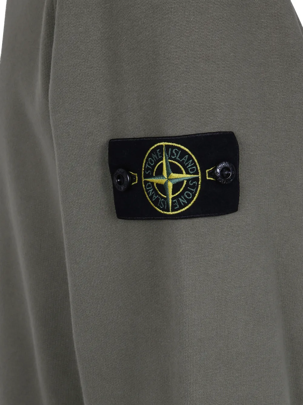 Stone Island Sweater met logopatch Groen