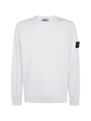 Stone Island 6100019 Cotton Fleece Sweatshirt | Blue | FARFETCH