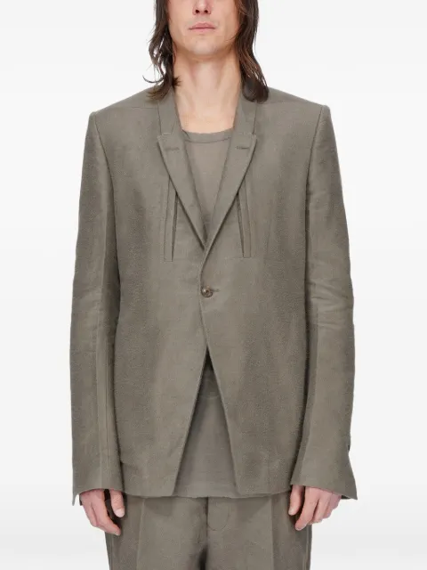 Rick Owens blazer à simple boutonnage