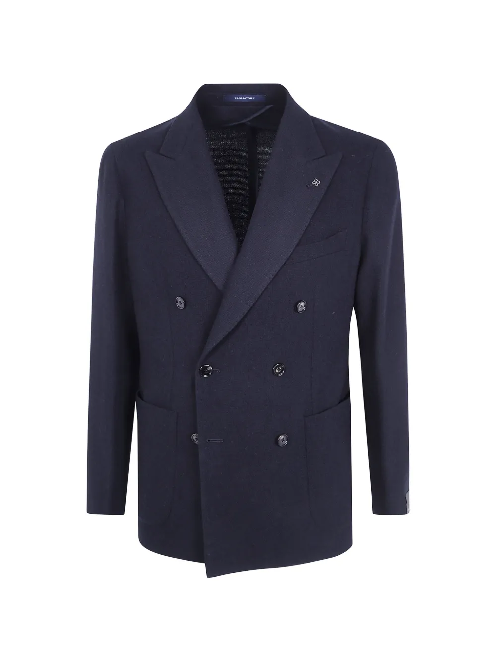 Tagliatore peak-lapel double-breasted blazer - Blu
