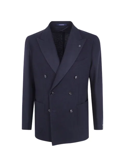 Tagliatore peak-lapel double-breasted blazer
