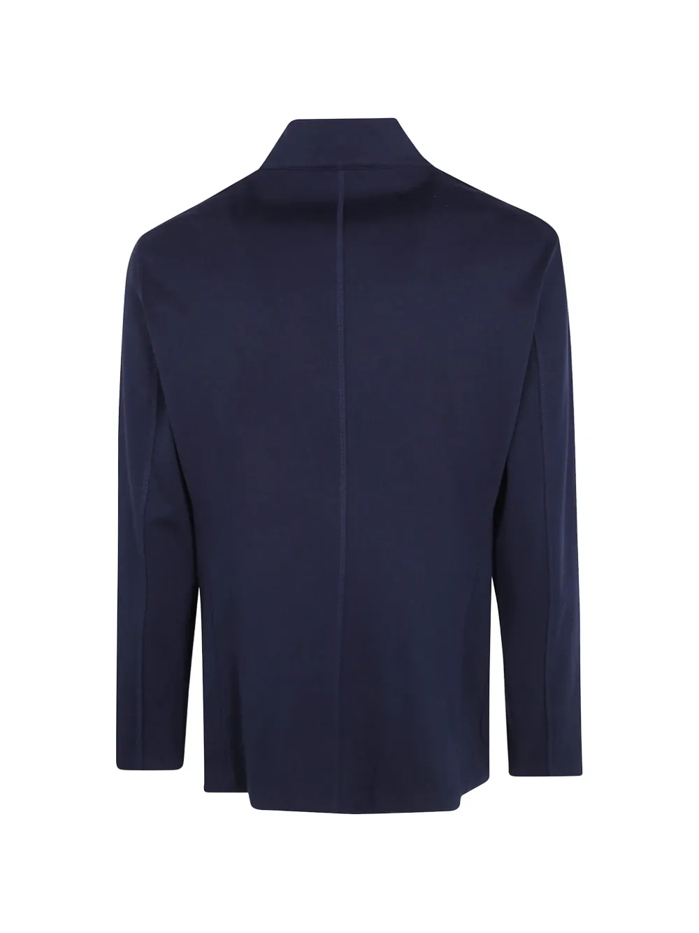 Emporio Armani asymmetric-fastening blazer Blauw