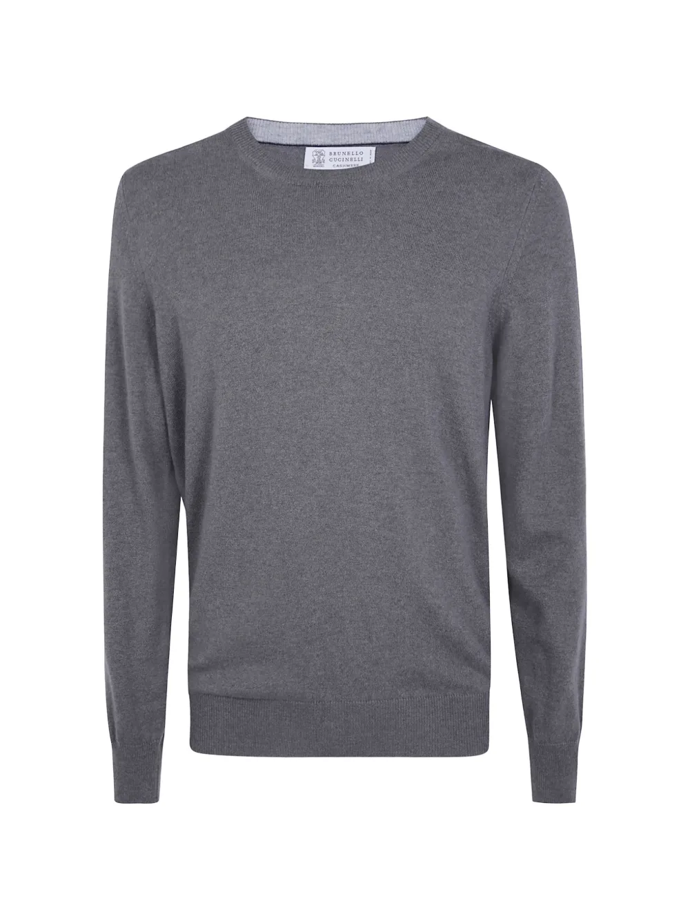 Brunello Cucinelli round-neck cashmere sweater - Grau