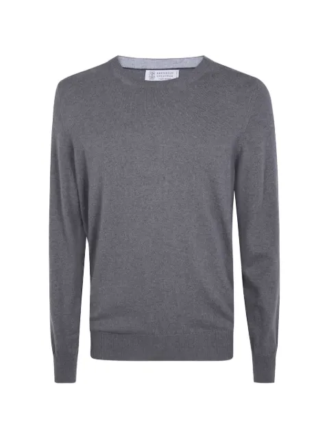 Brunello Cucinelli round-neck cashmere sweater