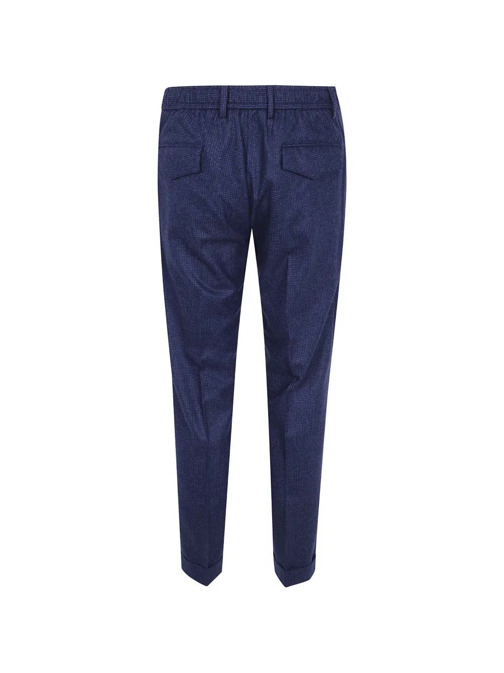 Barba Geruite broek Blauw