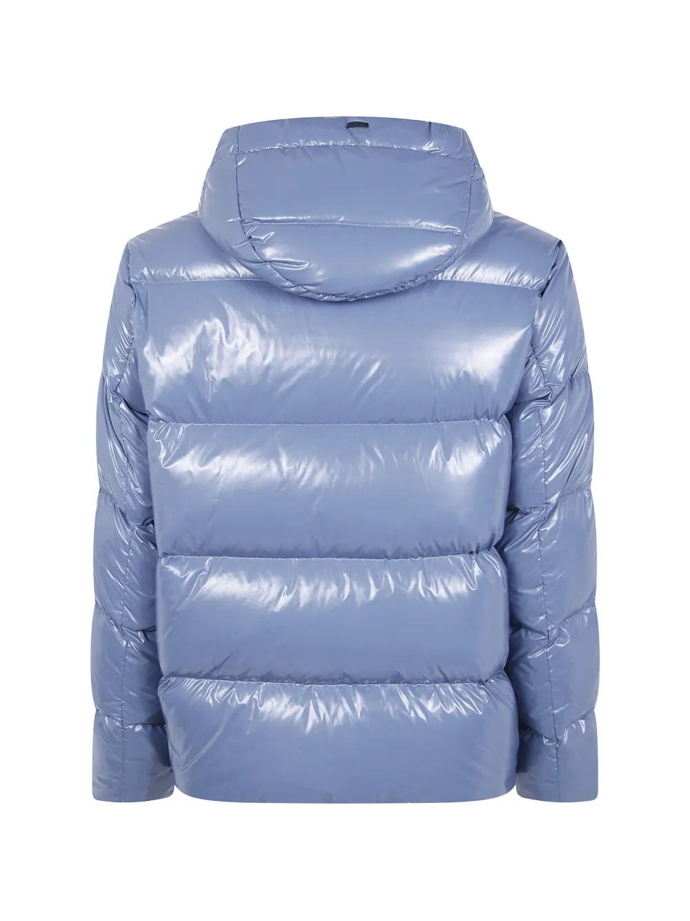 Herno Gewatteerd jack met logopatch Blauw