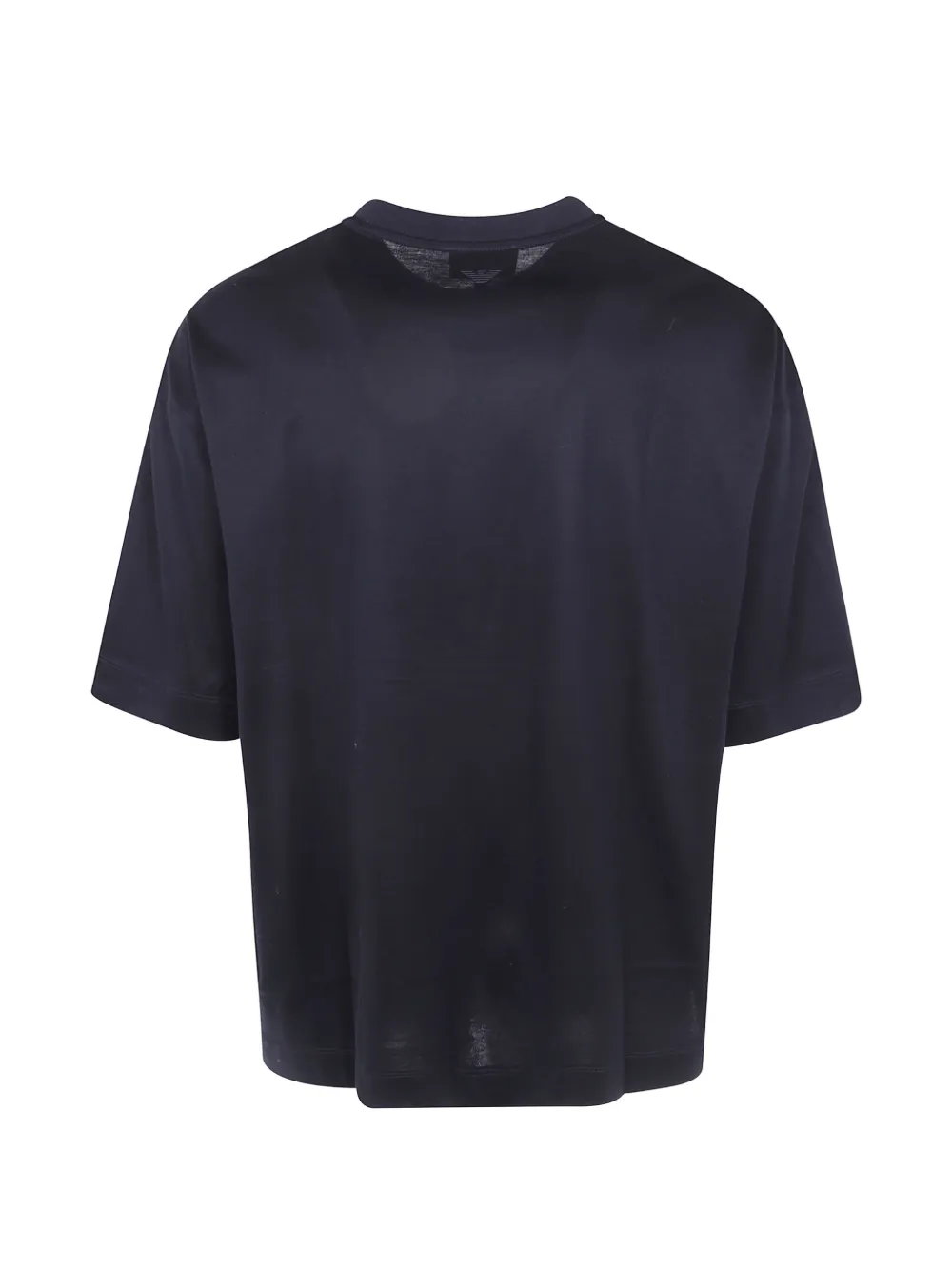 Emporio Armani Geplooid T-shirt Zwart
