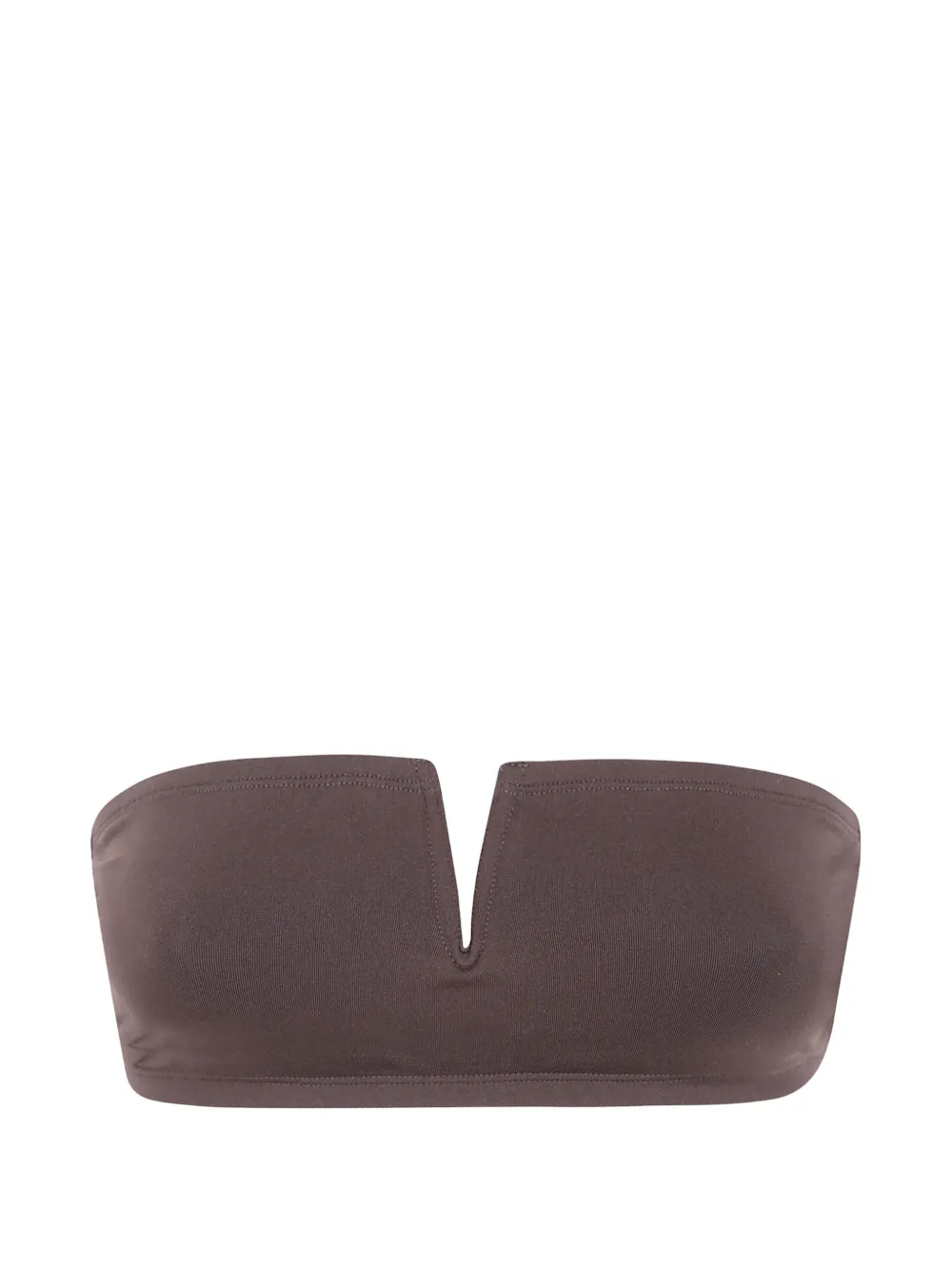 ERES Arcade V-neck bandeau bikini top - Braun