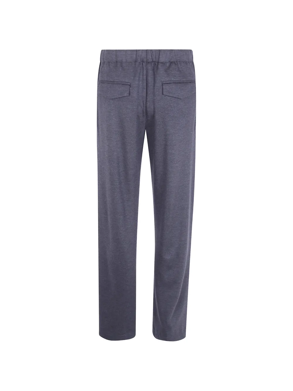 Lardini Straight wollen broek Grijs