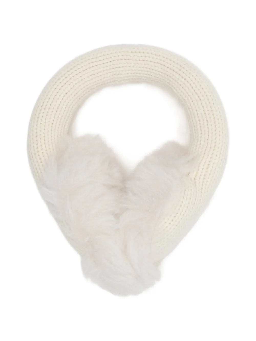 Moncler Oorwarmers met logopatch Beige
