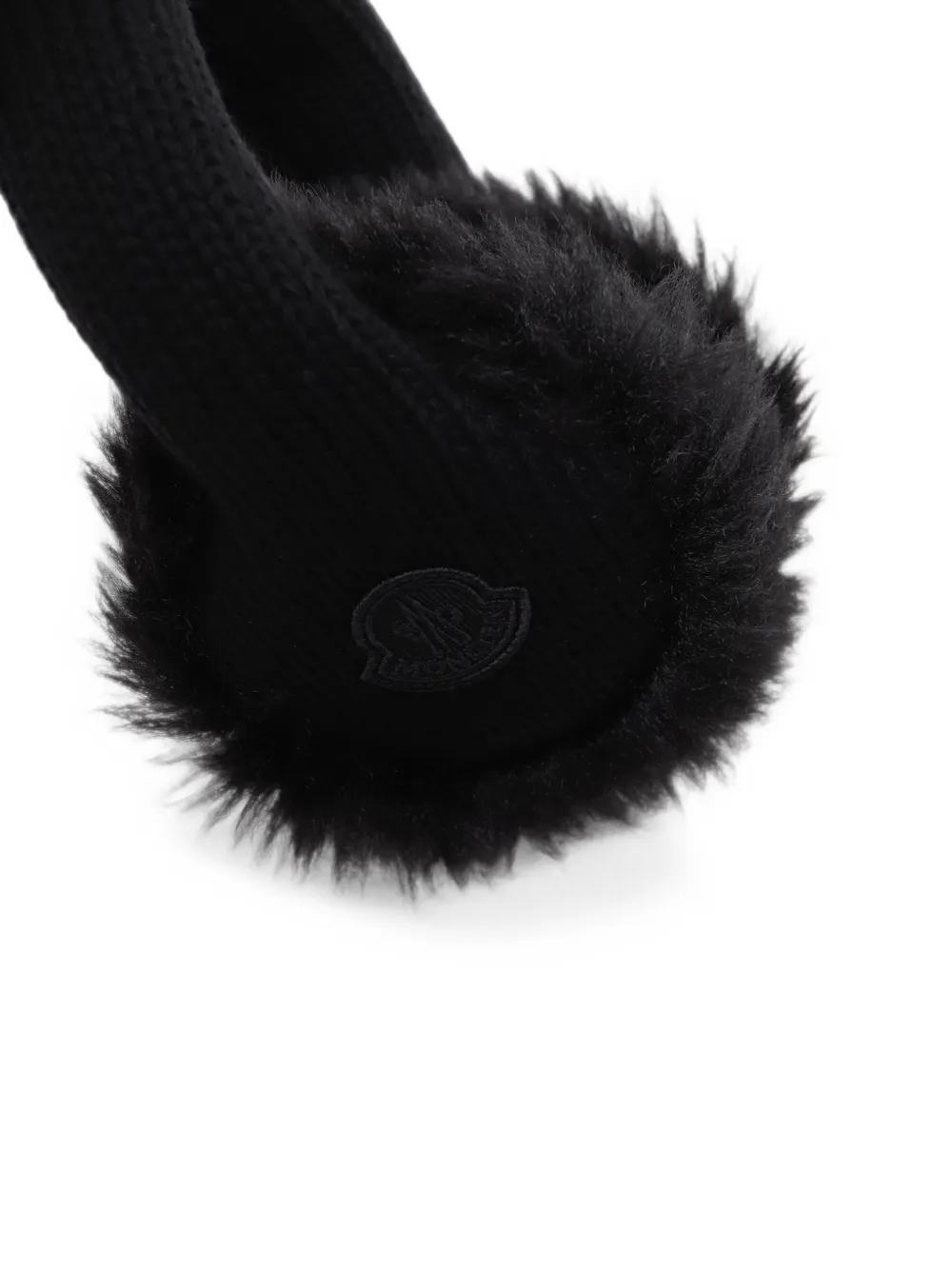 Moncler Gebreide oorwarmers Zwart