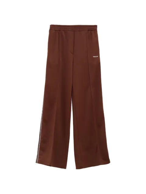 Moncler logo-embroidered side-stripe track pants