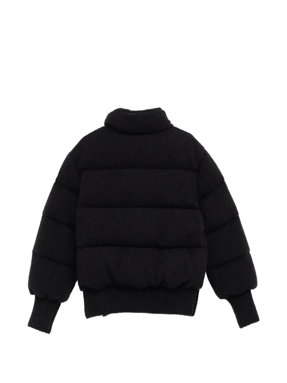 Moncler quilted high-neck jacket Zwart