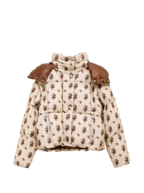 Moncler Torcol floral-print puffer jacket