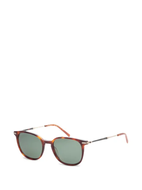 Ferragamo Eyewear lentes de sol con armazón cuadrada estilo carey