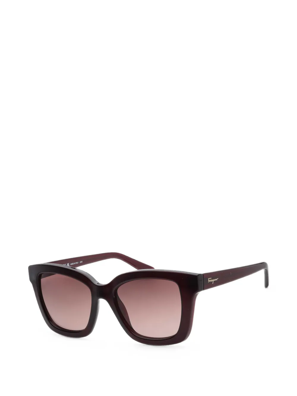 Ferragamo Eyewear square-frame sunglasses - Rosso