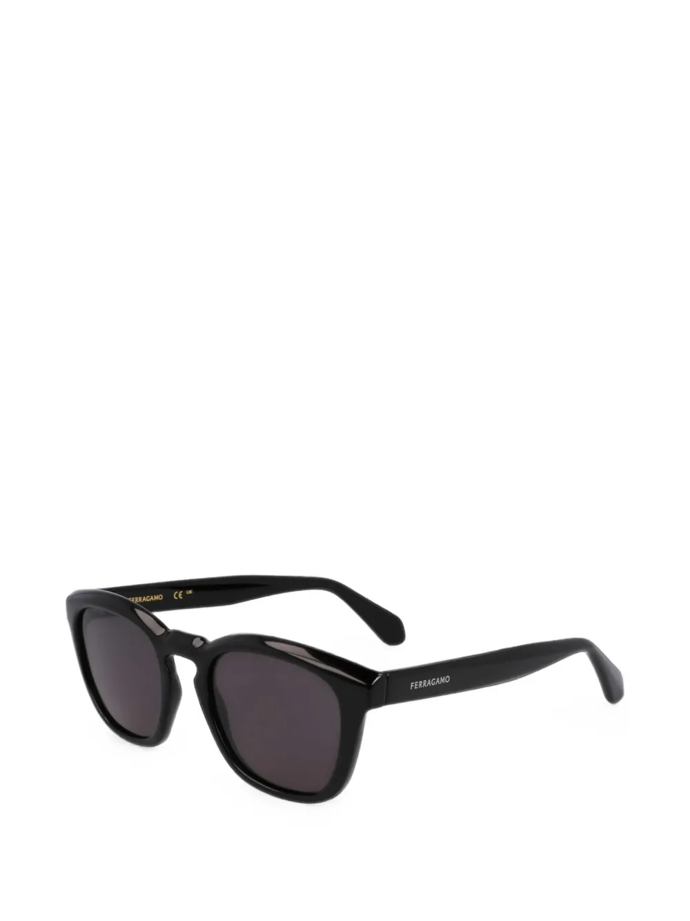 Ferragamo geometric-frame sunglasses - Nero