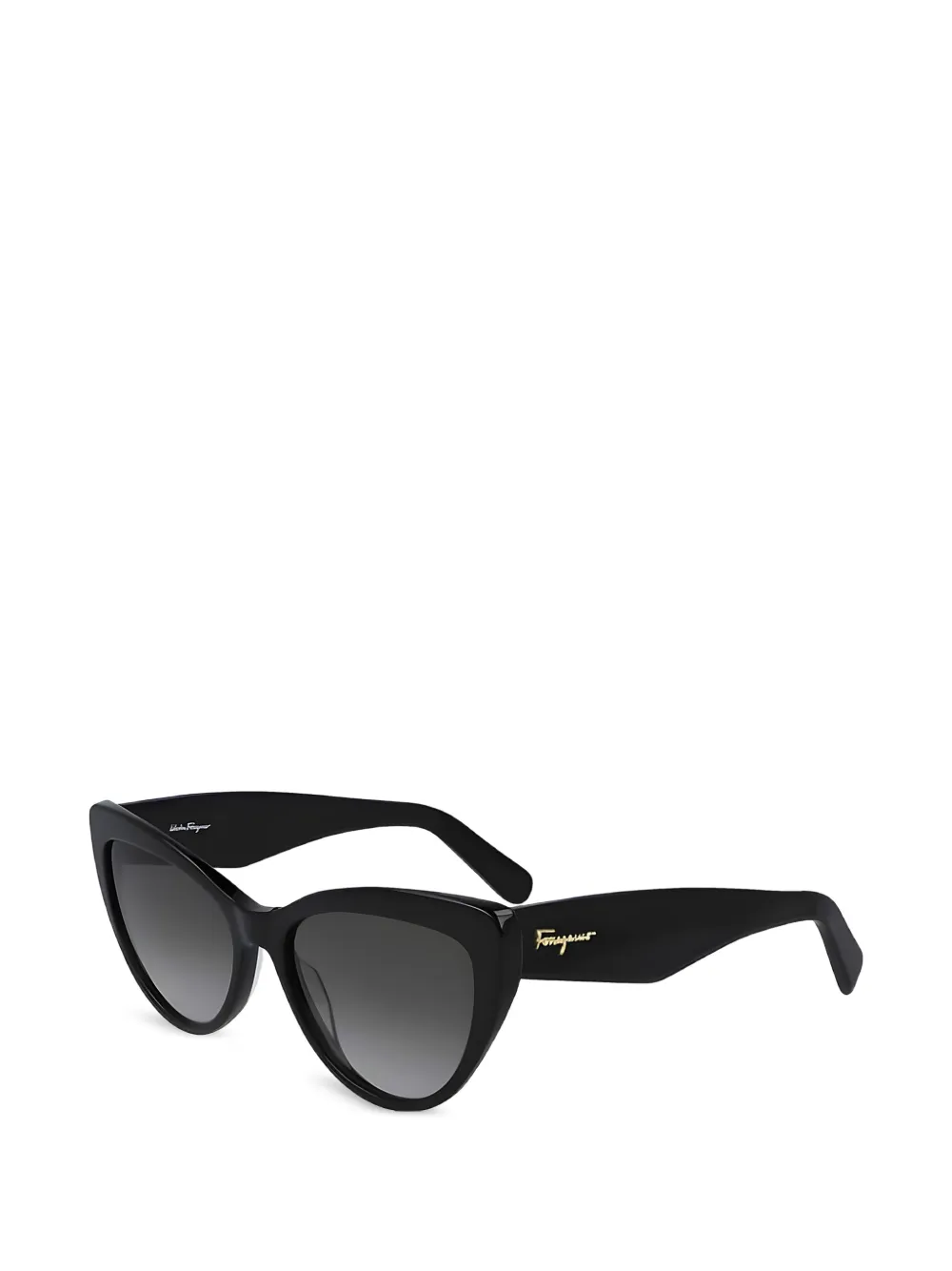 Ferragamo Eyewear Zonnebril met cat-eye montuur Zwart