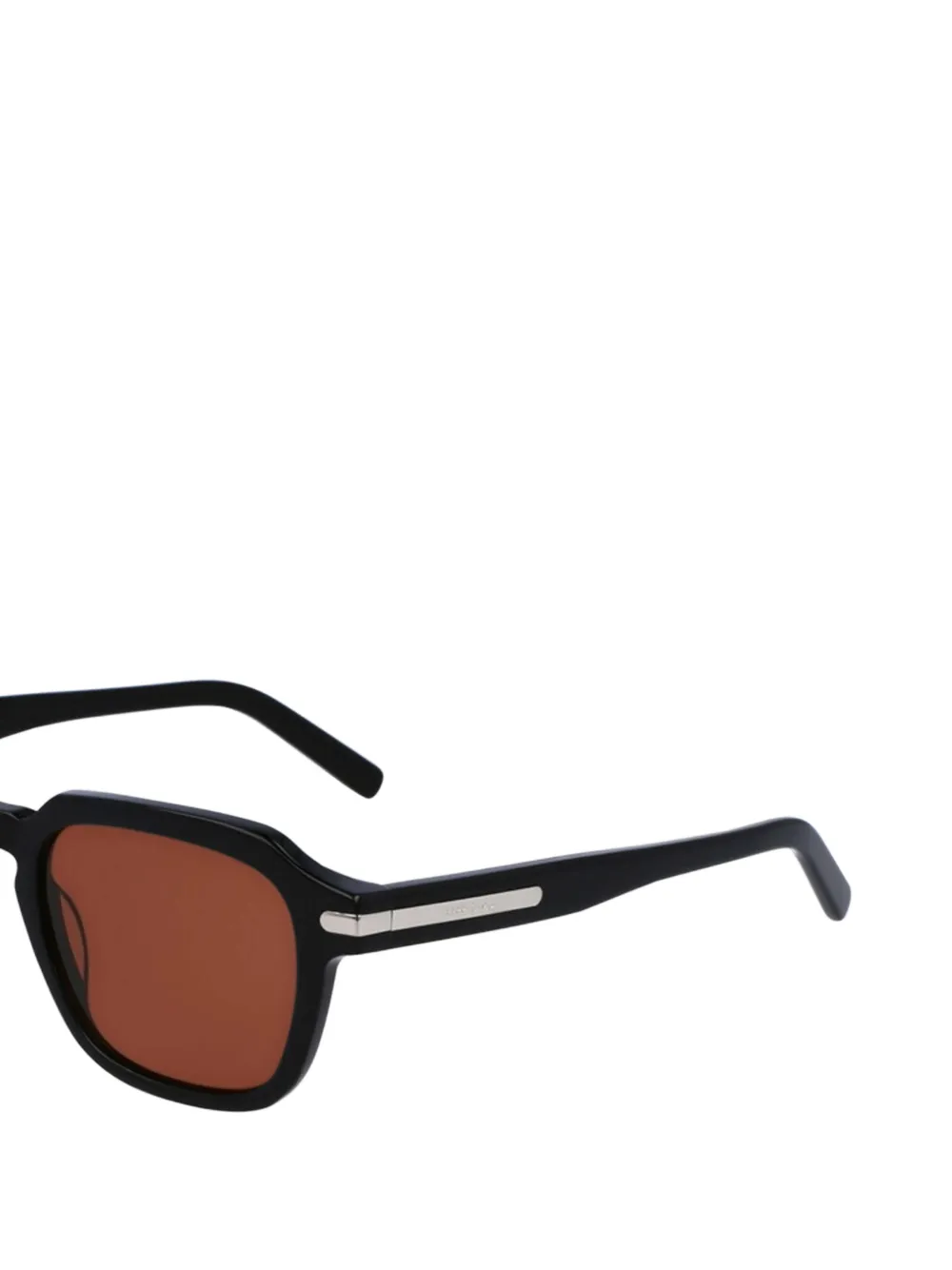 Ferragamo Eyewear Zonnebril met geometrisch montuur Zwart