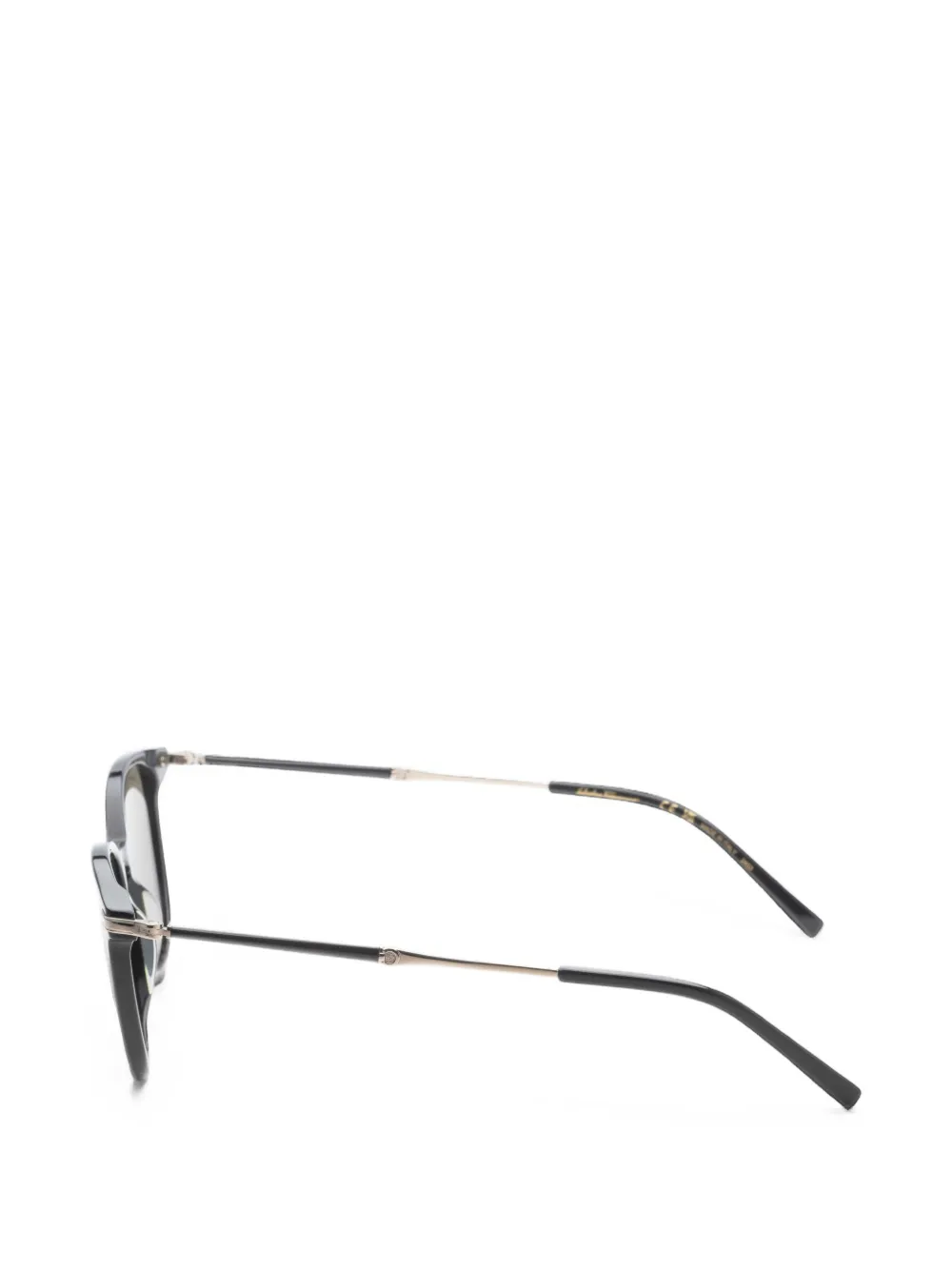 Ferragamo Eyewear Zonnebril met vierkant montuur Zwart