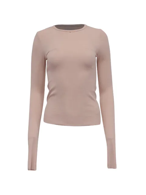 ÉTERNE ribbed-knit long-sleeve top
