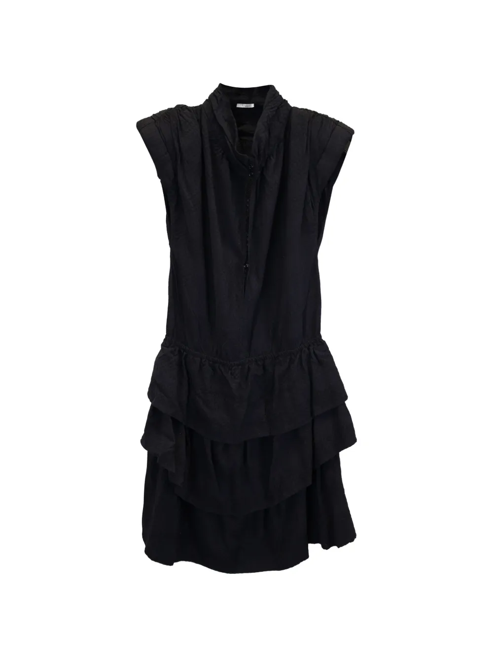 IRO Abito Calcie con balze - Nero