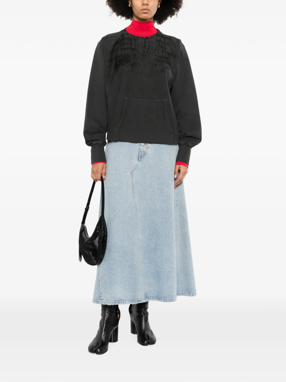 Maison Margiela Trui met logoprint Grijs