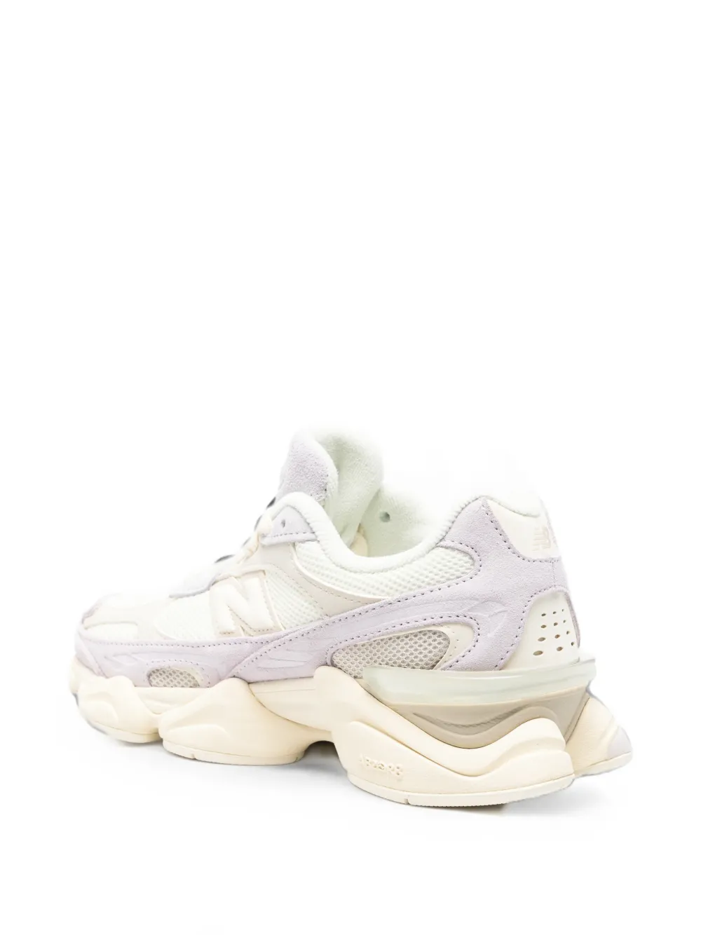 New Balance 9060 mesh-panelled sneakers Beige