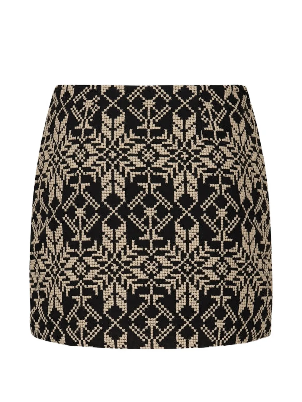 Johanna Ortiz Tapestry Of Love wrap mini skirt - Nero