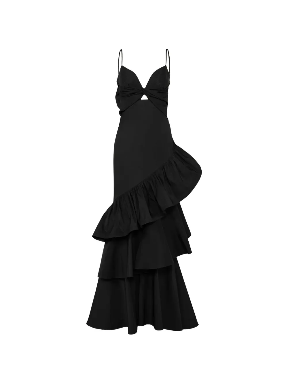 Johanna Ortiz Viva La Vida ruffled maxi dress - Schwarz