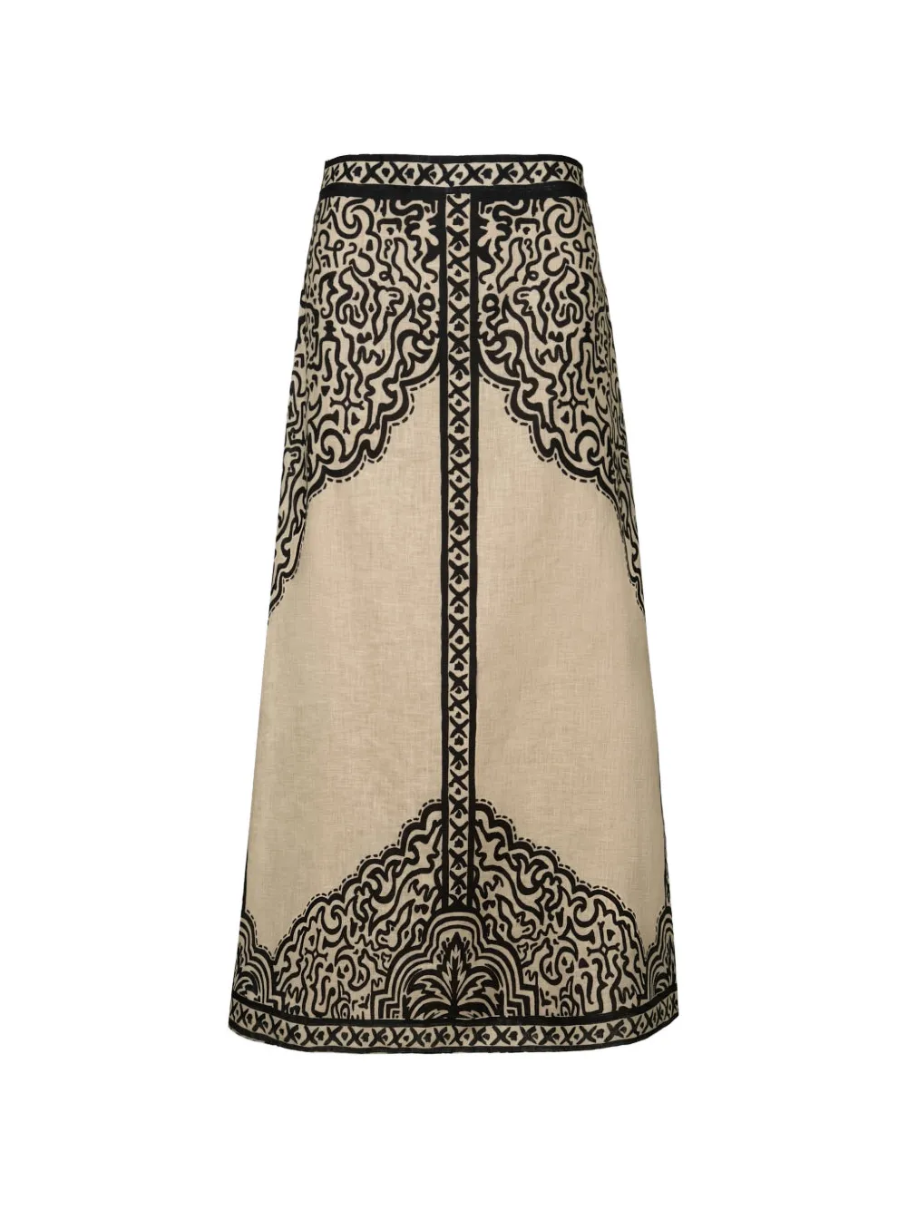Johanna Ortiz Loose Horizon maxi skirt - Toni neutri