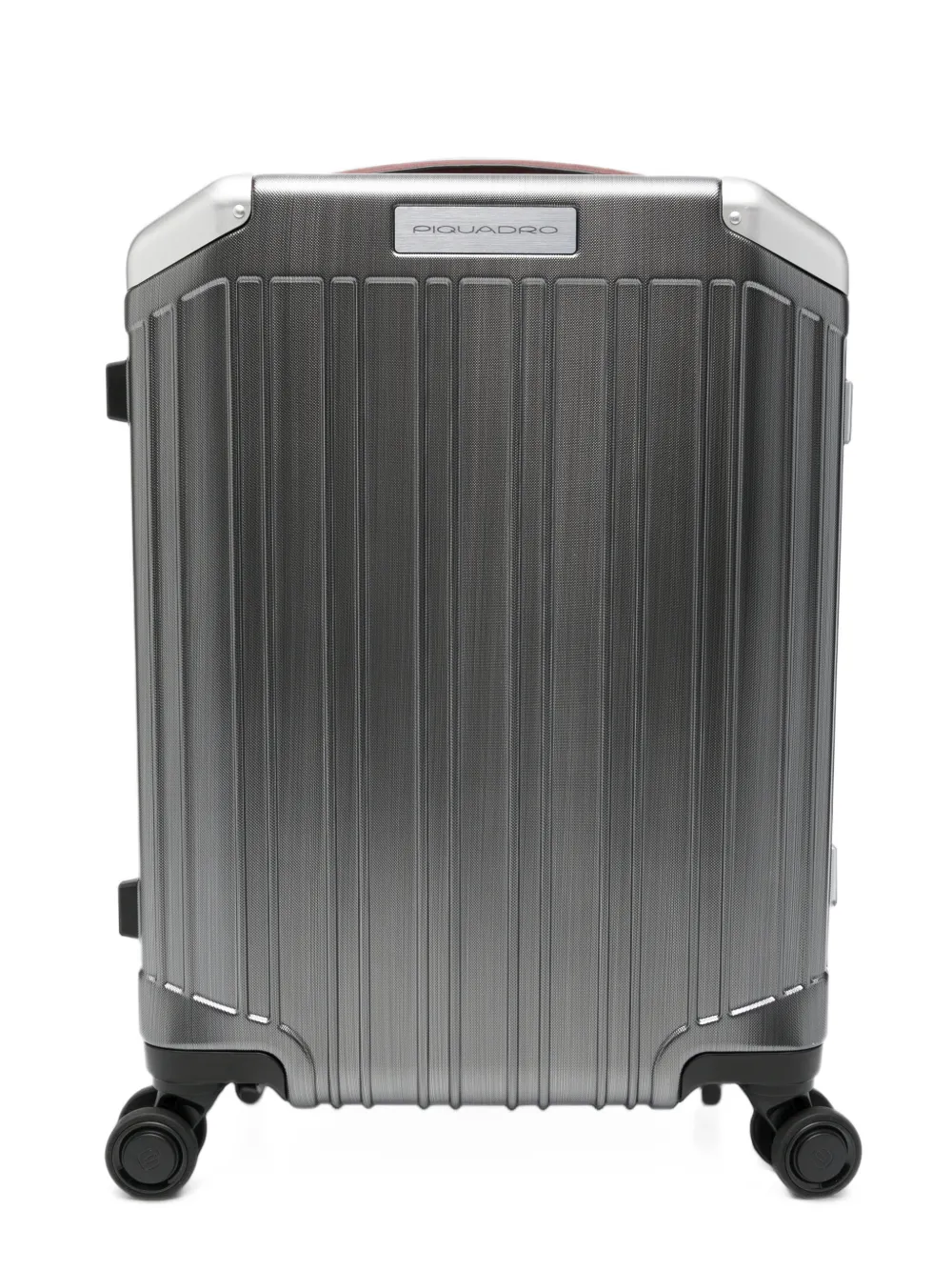 PIQUADRO ridged hard-shell suitcase Grijs