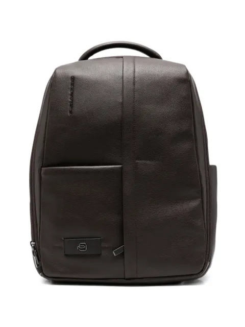 PIQUADRO Russel grained-leather backpack