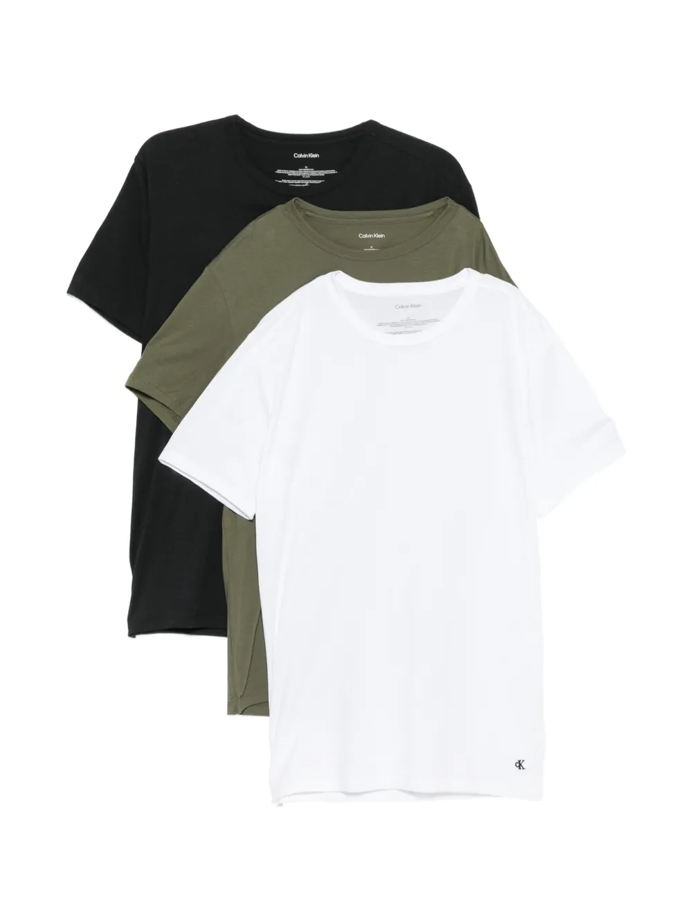 Calvin Klein logo-print T-shirt set (set of three) - Nero