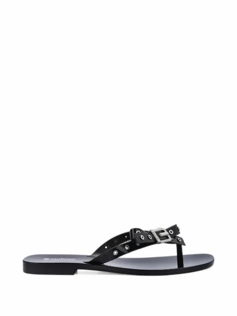 Melissa Harmonic Squared bow-detail flip-flops