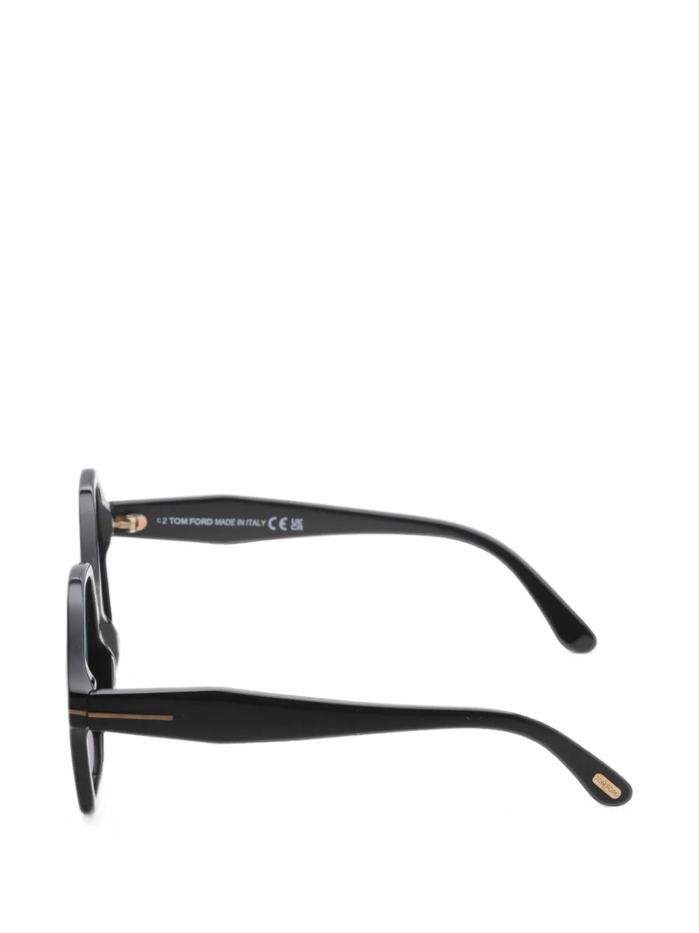 TOM FORD Romy geometric-frame sunglasses Zwart