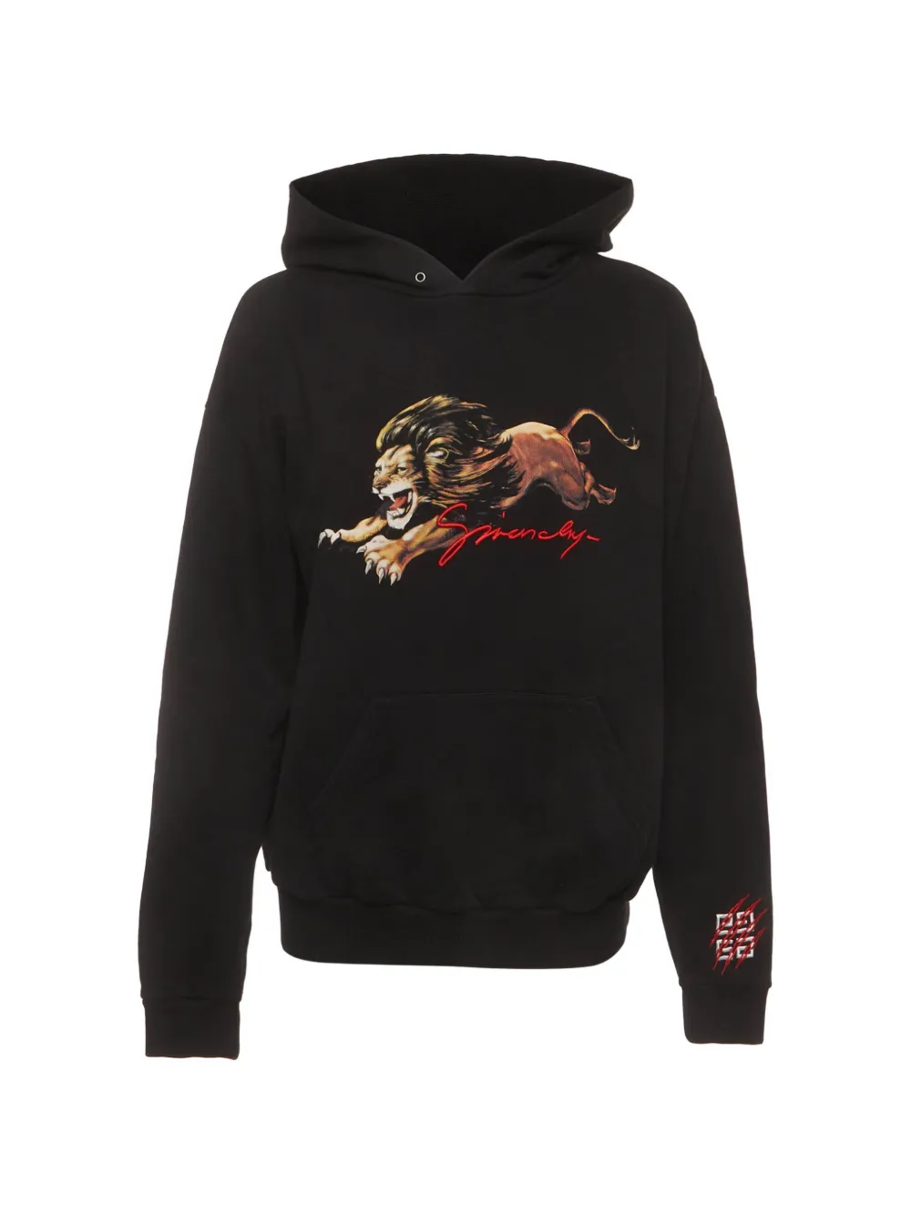 Givenchy Pre-Owned lion-print hoodie - Nero