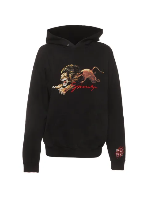 Givenchy Pre-Owned lion-print hoodie
