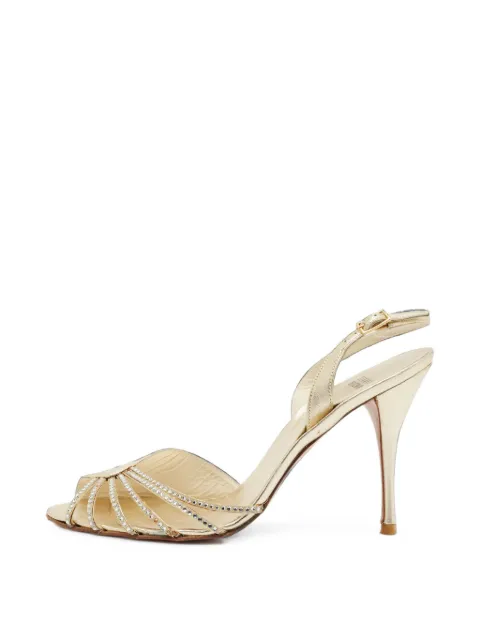 Stuart Weitzman sandalias con detalles de cristal