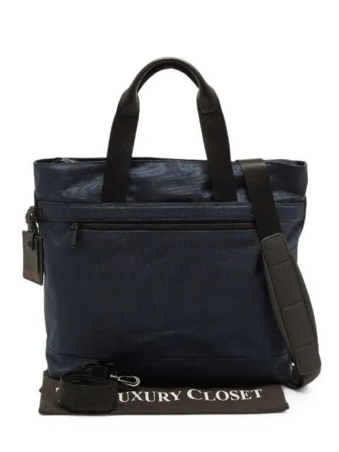 Tumi Companion logo-patch tote bag