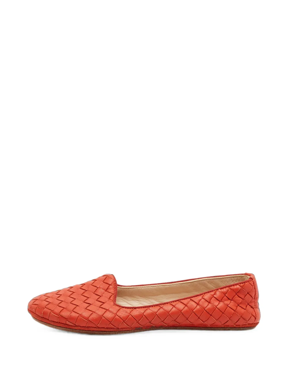 Bottega Veneta Pre-Owned Ballerine Intrecciato - Arancione