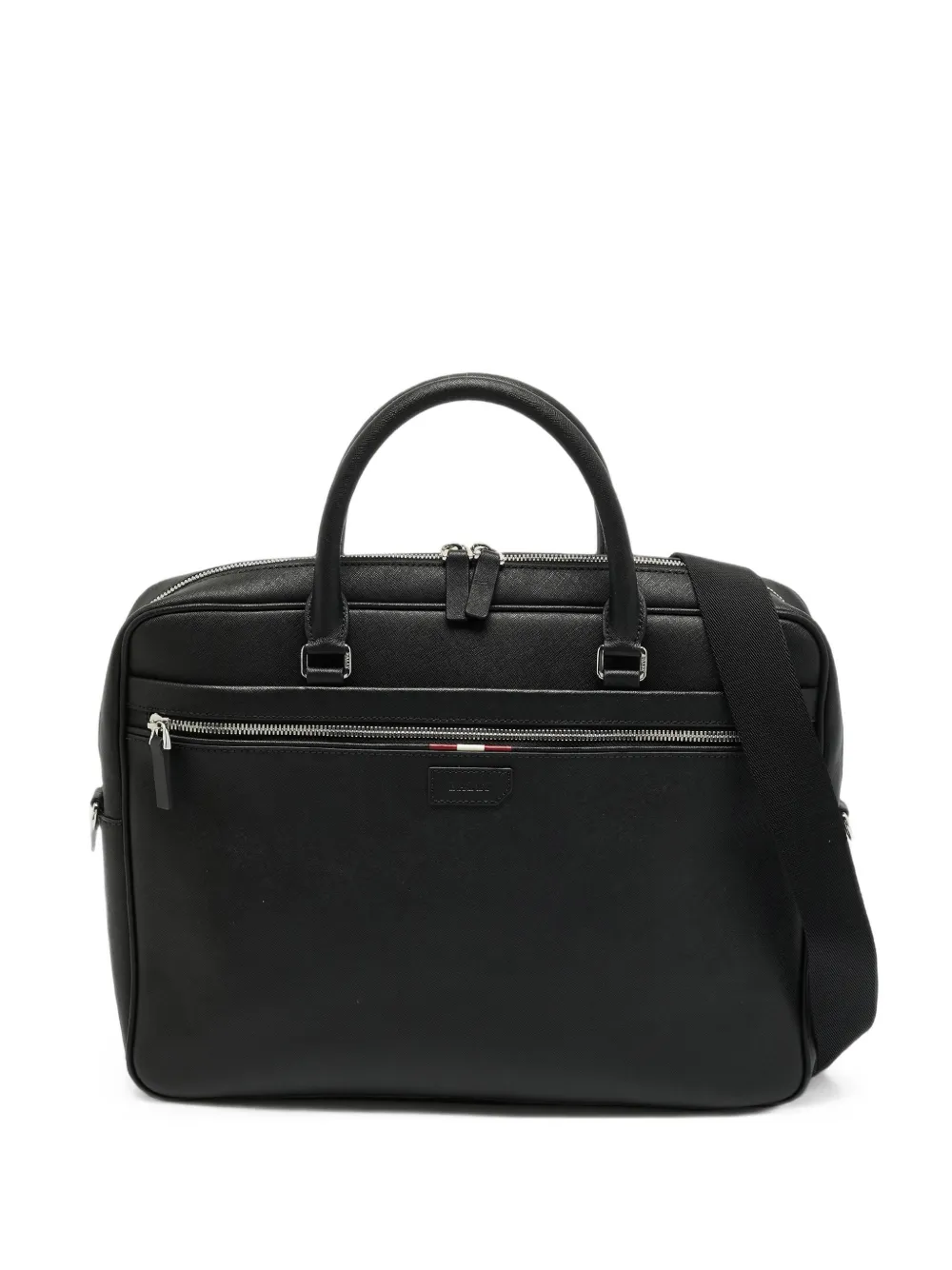 Bally Vintage Pauly Saffiano leather briefcase - Nero