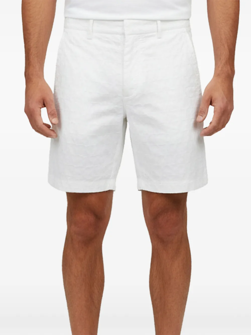 Valentino Garavani Pre-Owned jacquard regular-fit shorts - Bianco