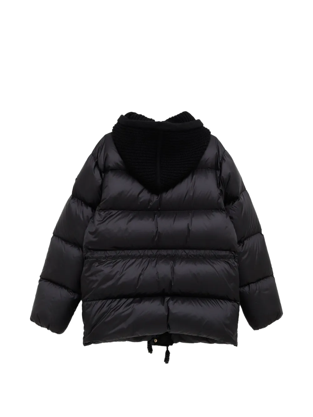 Moncler Diaphanes hooded down jacket Zwart