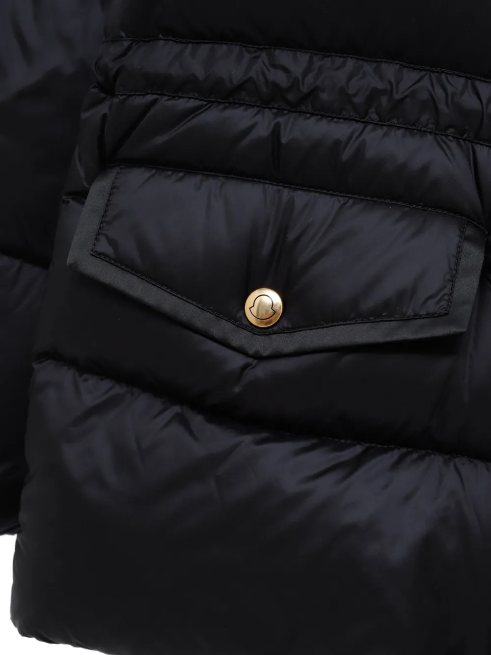 Moncler Diaphanes hooded down jacket Zwart