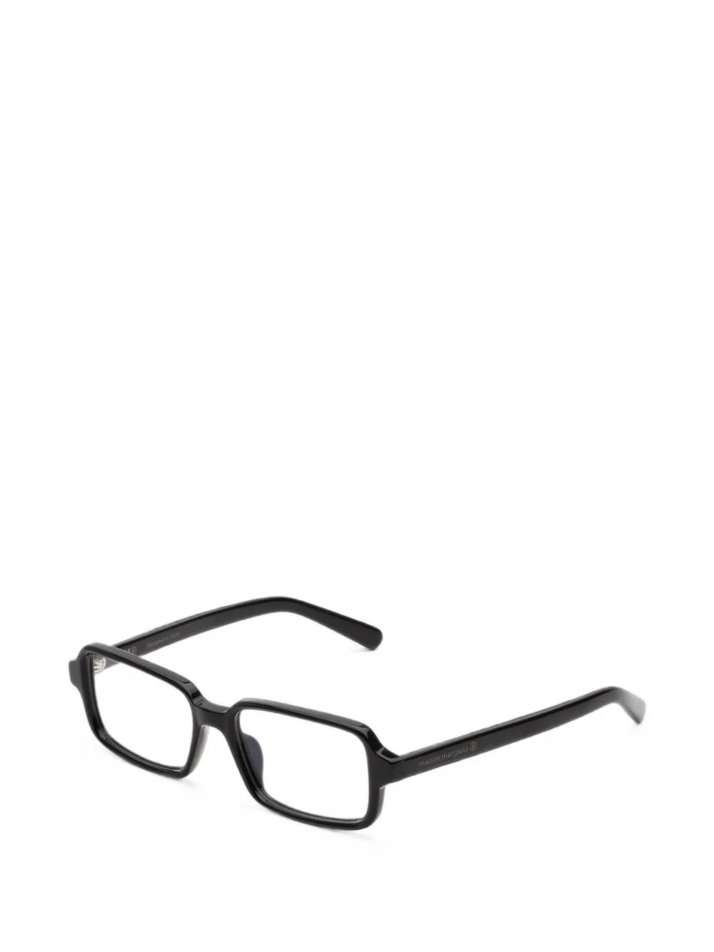 MM6 Maison Margiela Bril met rechthoekig montuur Zwart